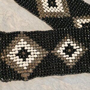 Vintage Seed Bead Stretch Belt